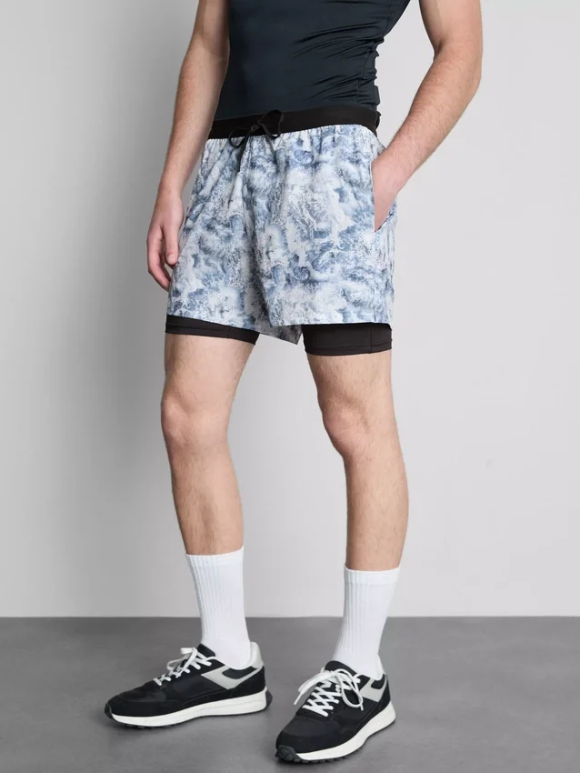 2-i-1-træningsshorts
