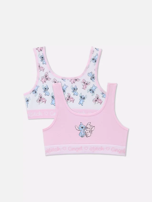 2-pak Disney's Stitch og Angel sømløse crop tops
