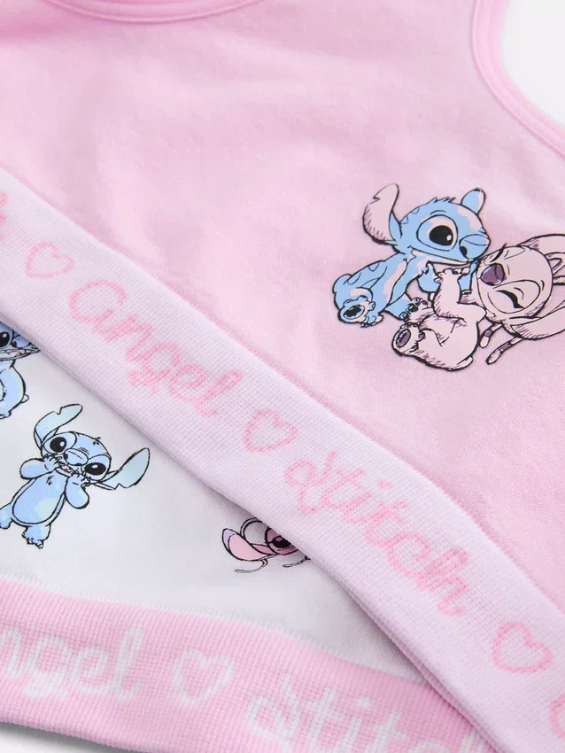 2-pak Disney's Stitch og Angel sømløse crop tops