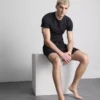 2-pak kortærmet ribbet T-shirt