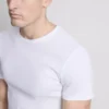 2-pak kortærmet ribbet T-shirt