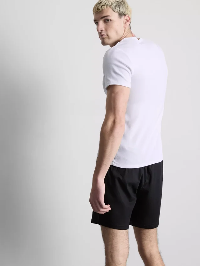 2-pak kortærmet ribbet T-shirt