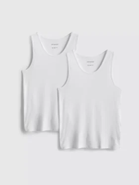 2-pak med basistanktoppe