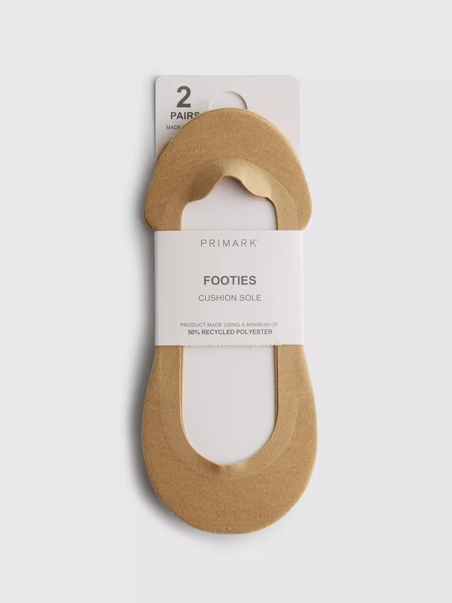 2-pak polstrede fodforingsstrømper