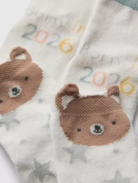 2-pak strømper med motivet »Born in 2026«