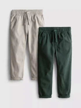 2-pak twill-bukser