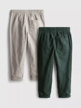 2-pak twill-bukser