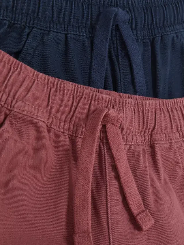 2-pak twill-bukser