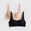 2-pak udglattende Shapewear-crop-top