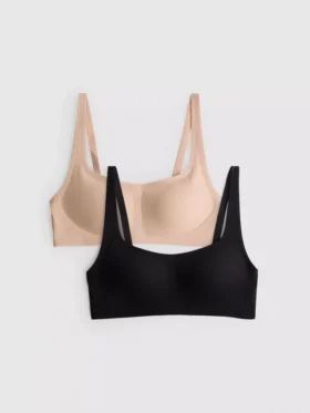 2-pak udglattende Shapewear-crop-top