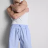 2-pak vævede shorts