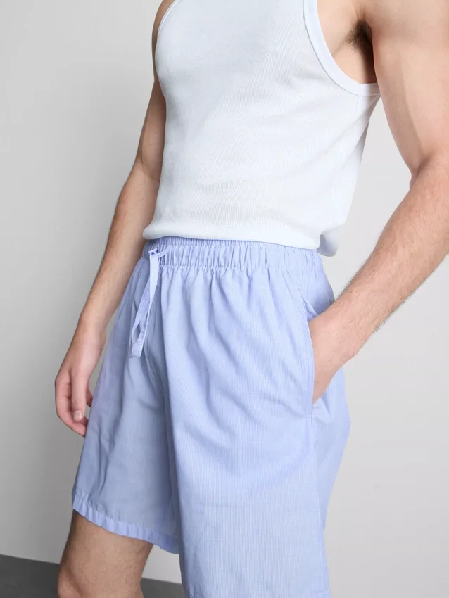 2-pak vævede shorts