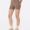 2-pak yoga-shorts med høj talje