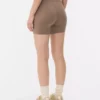 2-pak yoga-shorts med høj talje