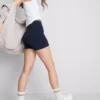 2-pak yoga-shorts med høj talje