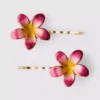 2 stk. blomsterformede hårspænder