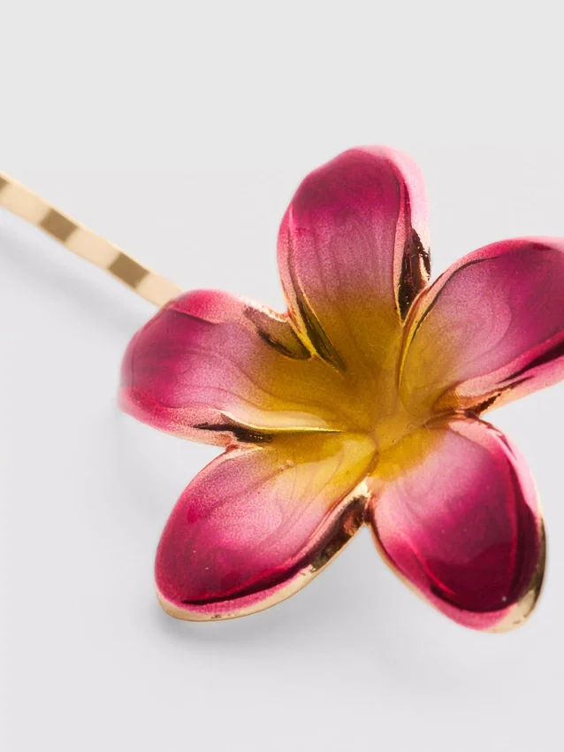 2 stk. blomsterformede hårspænder