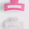 2 stk. rektangulære hårspænder