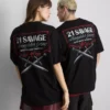 21 Savage kortærmet T-shirt