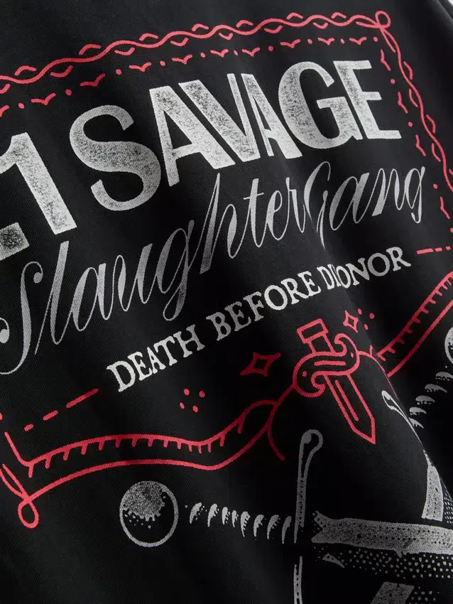 21 Savage kortærmet T-shirt