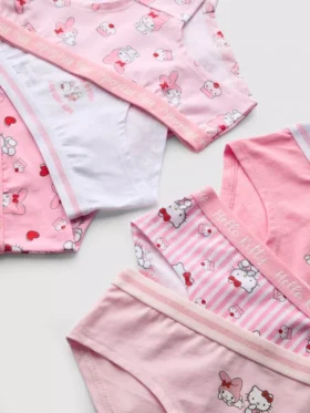 3–15 år | 6-pak Hello Kitty hipster-underbukser