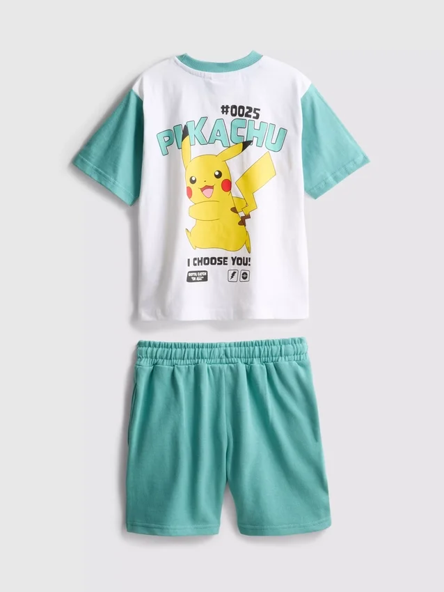 3–9 år | Pokémon-sæt med T-shirt og Shorts