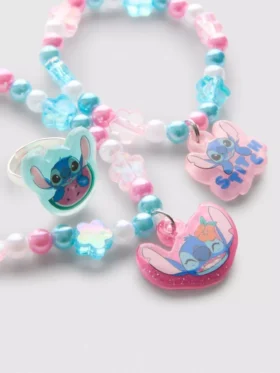 3-delt sæt med Disneys Stitch som smykker