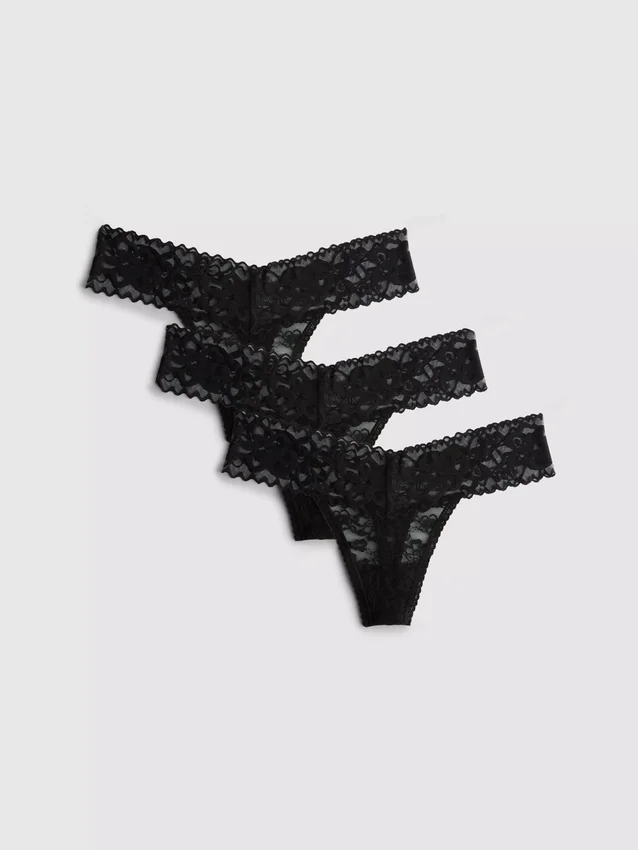 3-pak bandeau-g-strenge i blonder