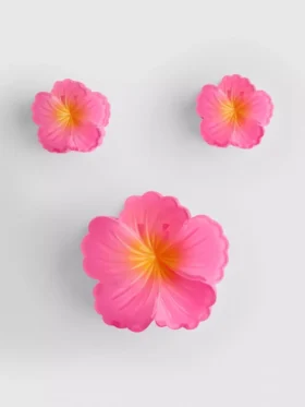 3-pak blomsterhårspænder