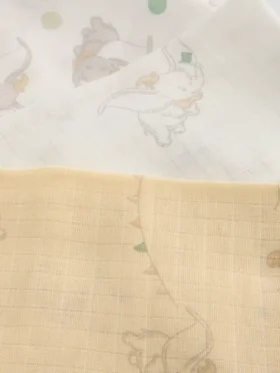 3-pak Disney Dumbo-muslin-tæpper