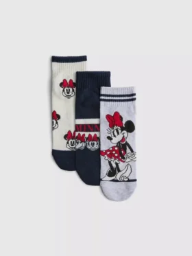 3-pak Disney Minnie Mouse ankelstrømper