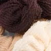 3-pak krøllede hårscrunchies