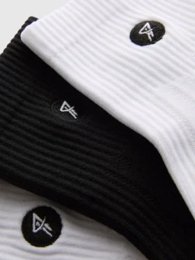 3-pak mikrofiber-aktivstrømper i kvartlængde