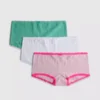 3-pak pointelle mini-boyshorts
