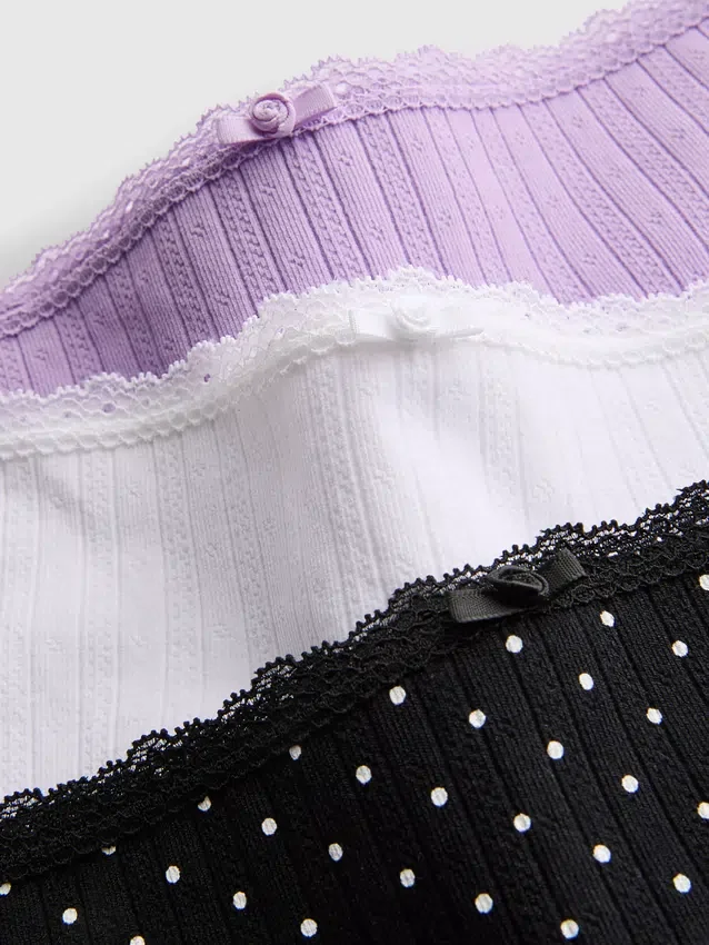 3-pak sømløse mini-boyshorts