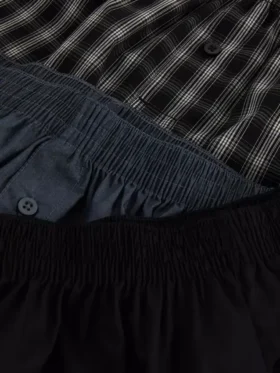 3-pak vævede boxershorts