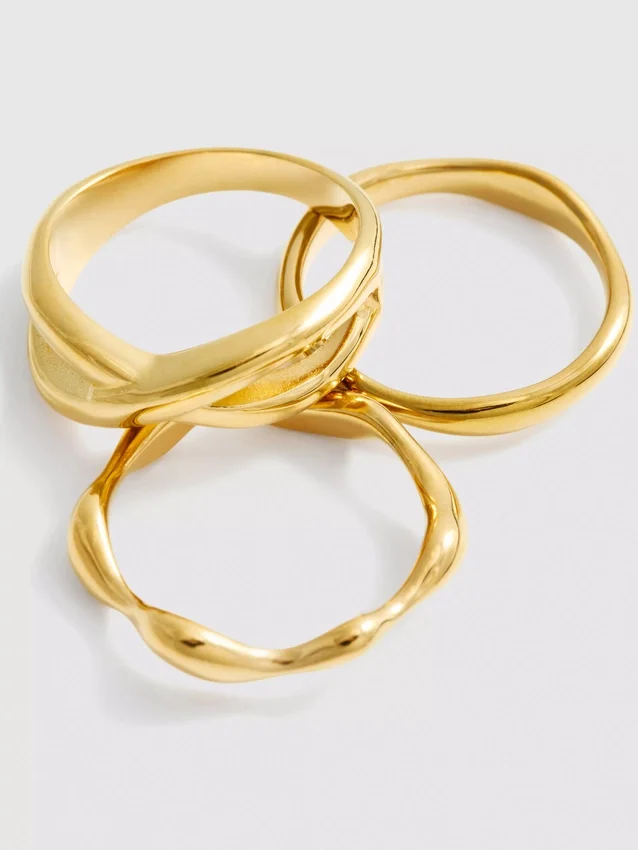 3-pak vandtætte ringe i blandet design