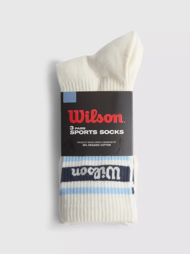 3-pak Wilson sportsstrømper