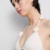 3D-blomstret trekantet bikinitop