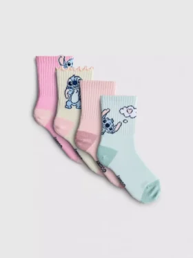 4-pak Disney's Stitch ankelstrømper