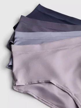 4-pak mikrofiber-trusser med høj talje