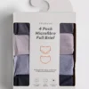 4-pak mikrofiber-trusser med høj talje