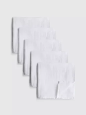 5-pak bomuldsmuslin-klude
