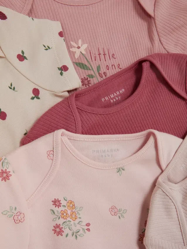 5-pak kortærmede bodysuits