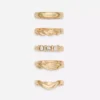 5-pak med ringe i forskellige designs