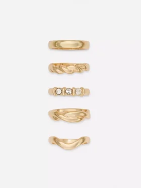 5-pak med ringe i forskellige designs