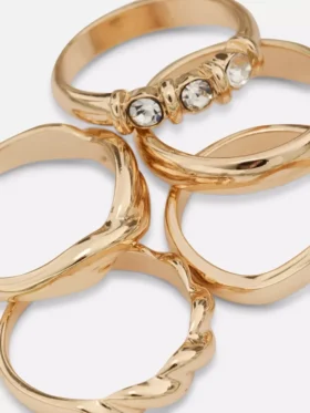 5-pak med ringe i forskellige designs