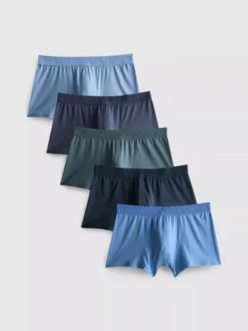 5-pak ribbede premium-boxershorts