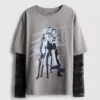 6–15 år | K-pop Demon Hunters langærmet T-shirt med blonder