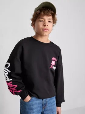 6–15 år | K-pop Demon Hunters-sweatshirt med grafisk motiv